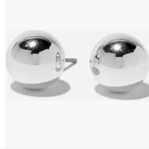 Giani Bernini Silver Ball Stud Earrings